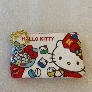 SANRIO HELLO KITTY ZIPPERED COIN PURSE NIP FAUX LEATHER